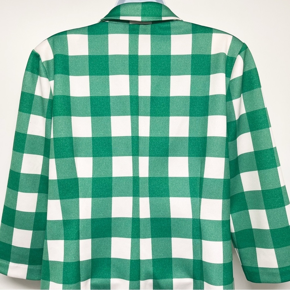 Gingham Checkered Plaid Print Structured Lightwei… - image 7